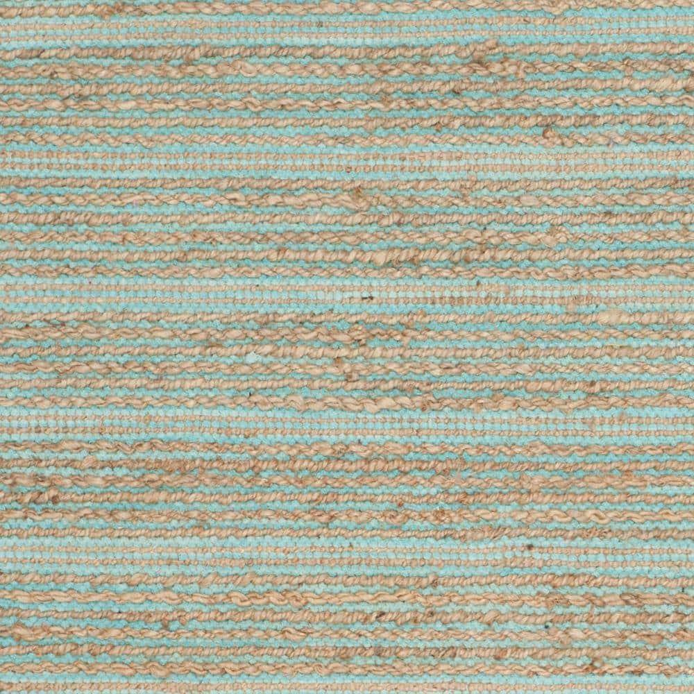Cape Cod CAP851 Woven Indoor Area Rug - Aqua - 4'x6' - Safavieh