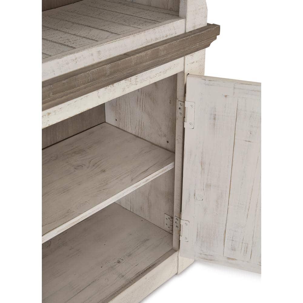 Signature Design by Ashley Casual Havalance Right Pier Cabinet  Two-tone