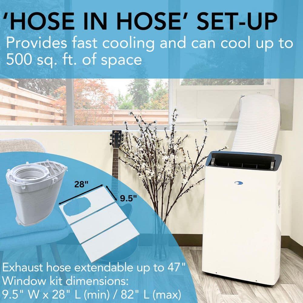 Whynter Whynter 12000 BTU Inverter Dual Hose Portable Air Conditioner for 500 sq. ft. with Smart Wi-Fi