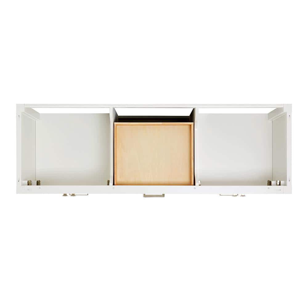 Ariel A067dcw2ovo Cambridge 67" Free Standing Double Oval Basin Vanity Set - White