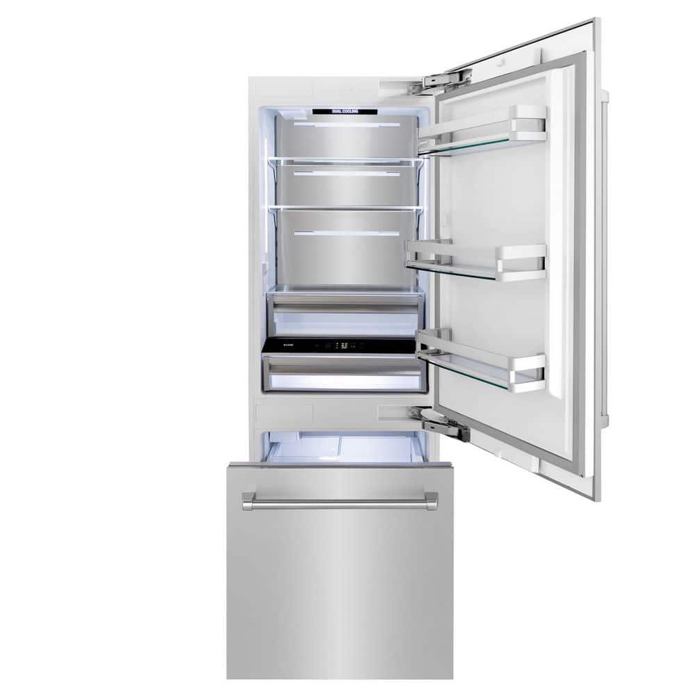 ZLINE KITCHEN AND BATH RBIV30430 bottom freezer built in refrigerator