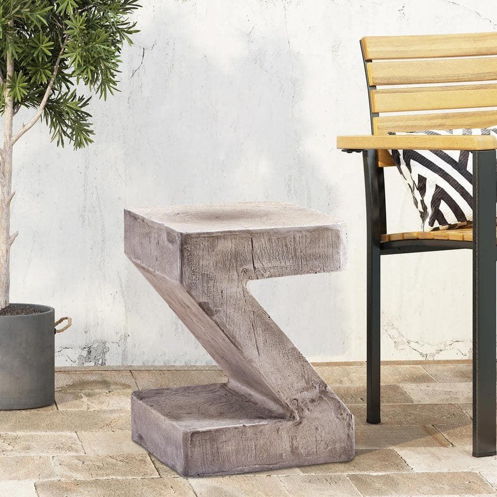 Millwood Pines Khadija Concrete Top End Table