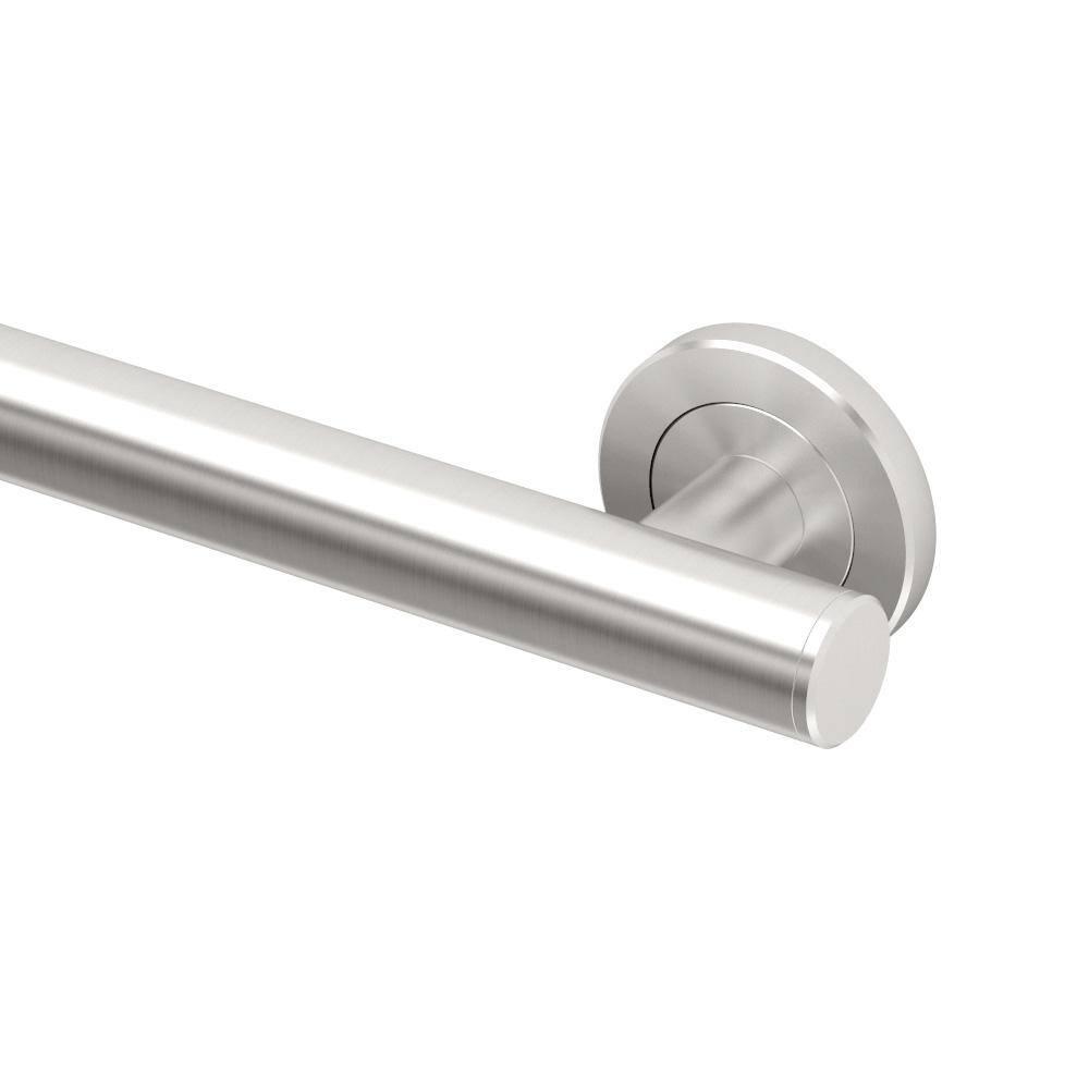 Latitude II Stainless Steel Wall Mount Grab Bar | ADA Compliant Safety Bar For Bathroom