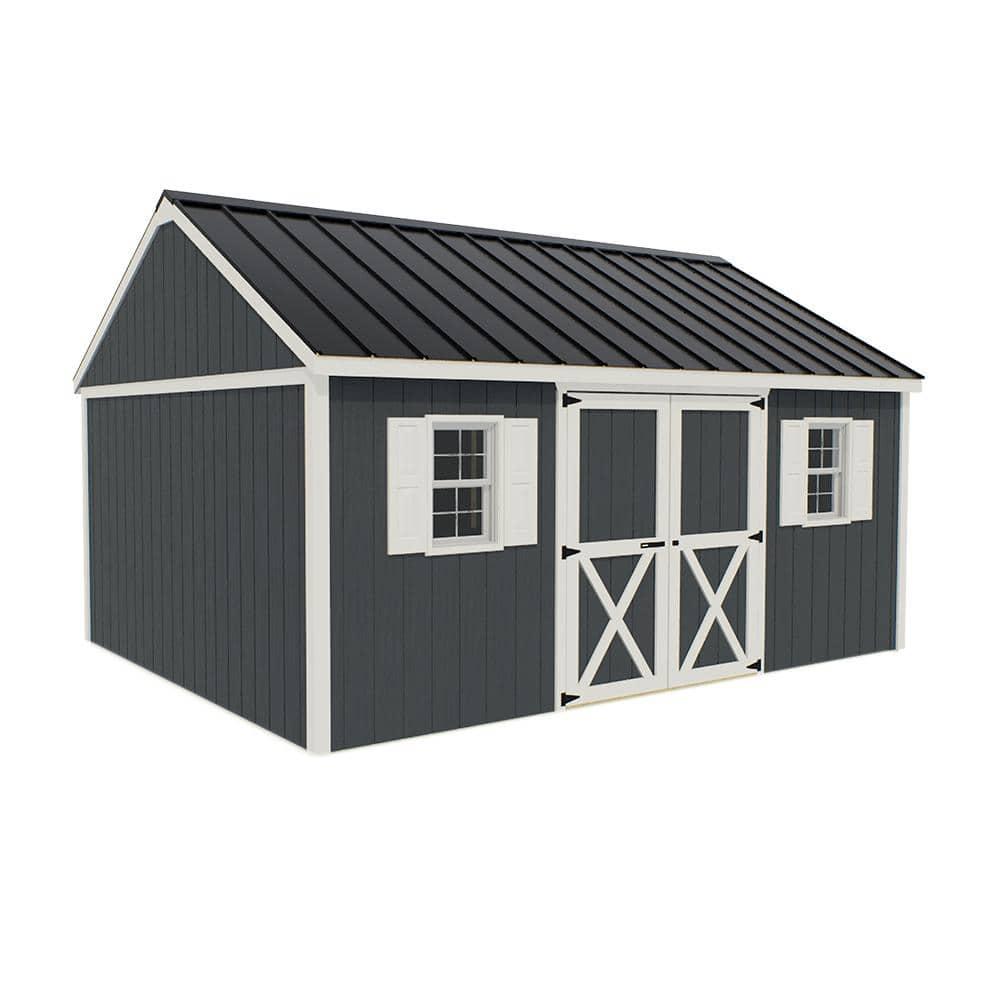 Best Barns Brookfield 16 ft. W x 12 ft. D Solid Wood Storage Shed