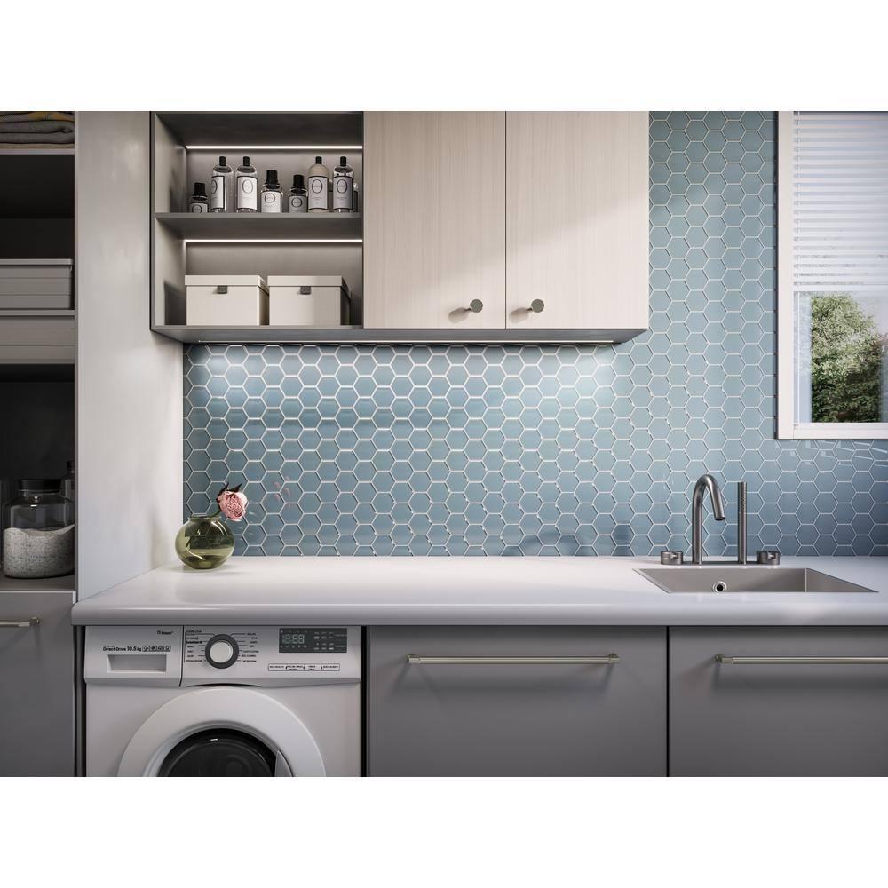 3" Beehive 10.25in.x11.75in. Glass Mosaic Tile