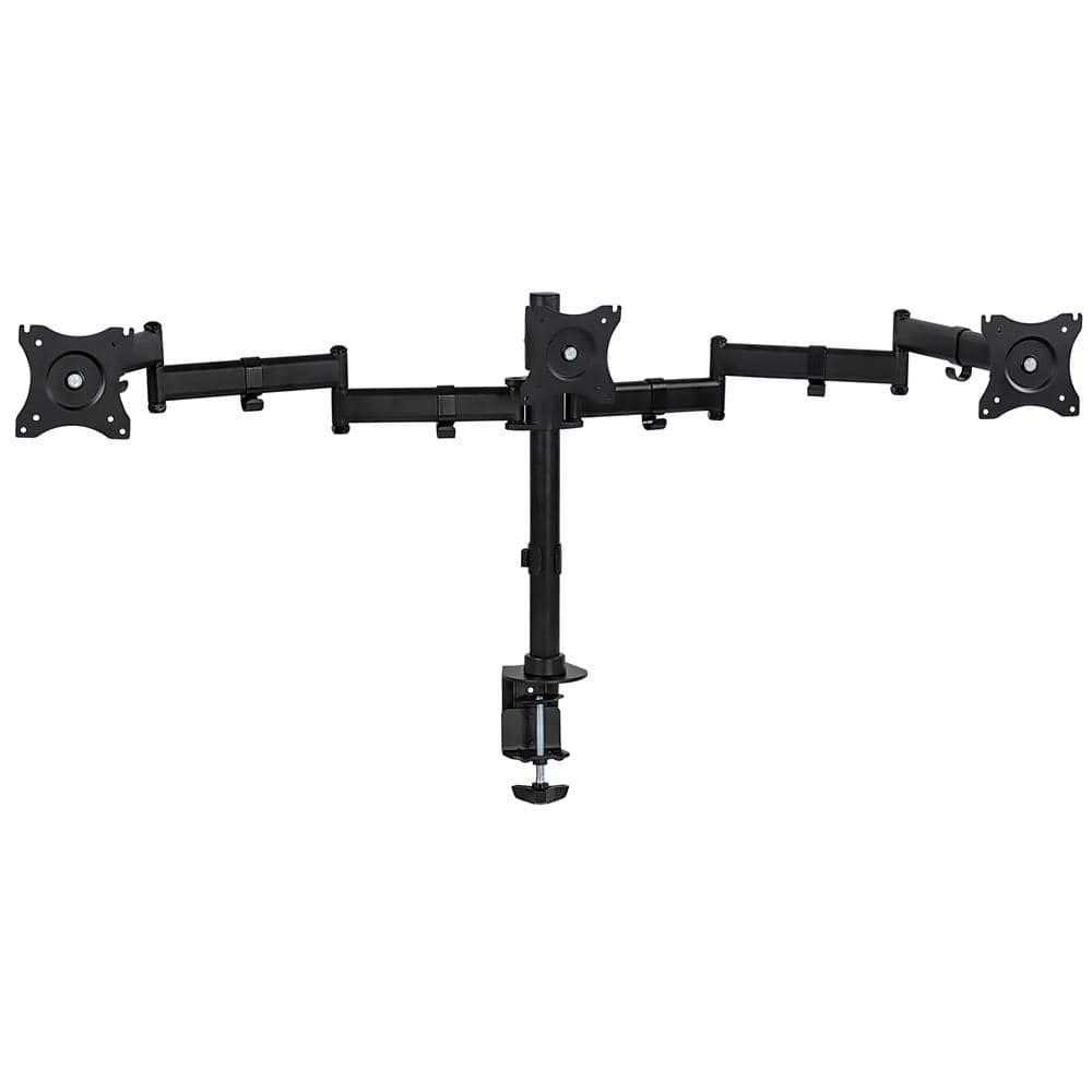Mount-it Mount-It Full Motion Triple Monitor Mount 3 Screen Desk Stand Fits 13 - 27 in. Computer Monitors
