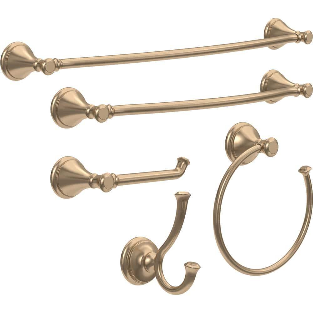 Cassidy Wall Mount Round Open Towel Ring Bath Hardware Accessory in Venetian Bronze
