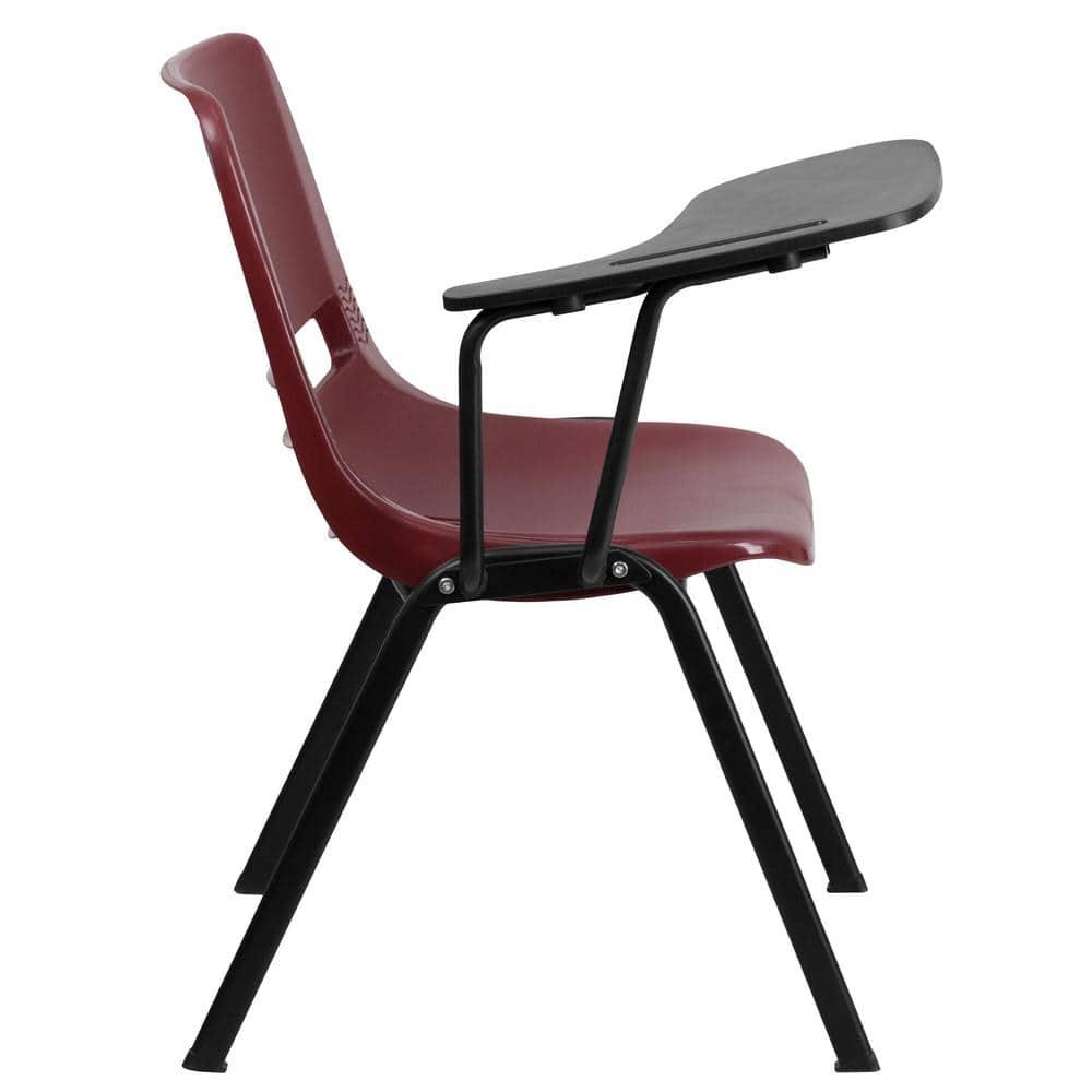 Westley Ergonomic Shell Chair with Right Handed Flip-Up Tablet Arm