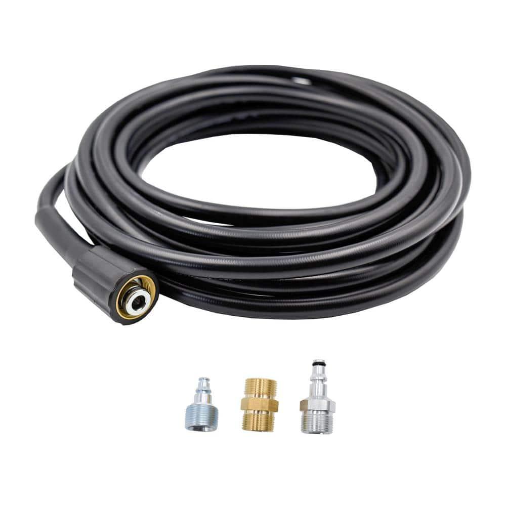AR Blue Clean AR Blue Clean, 25'' Super Soft Pressure Washer Hose with Transfer Adapter