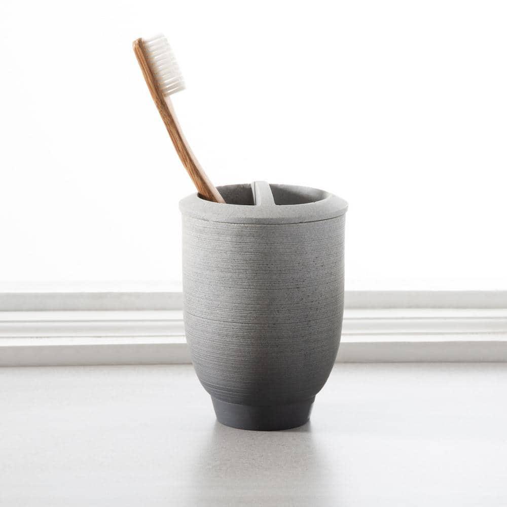 Greystone Toothbrush Holder Gray - Moda at Home