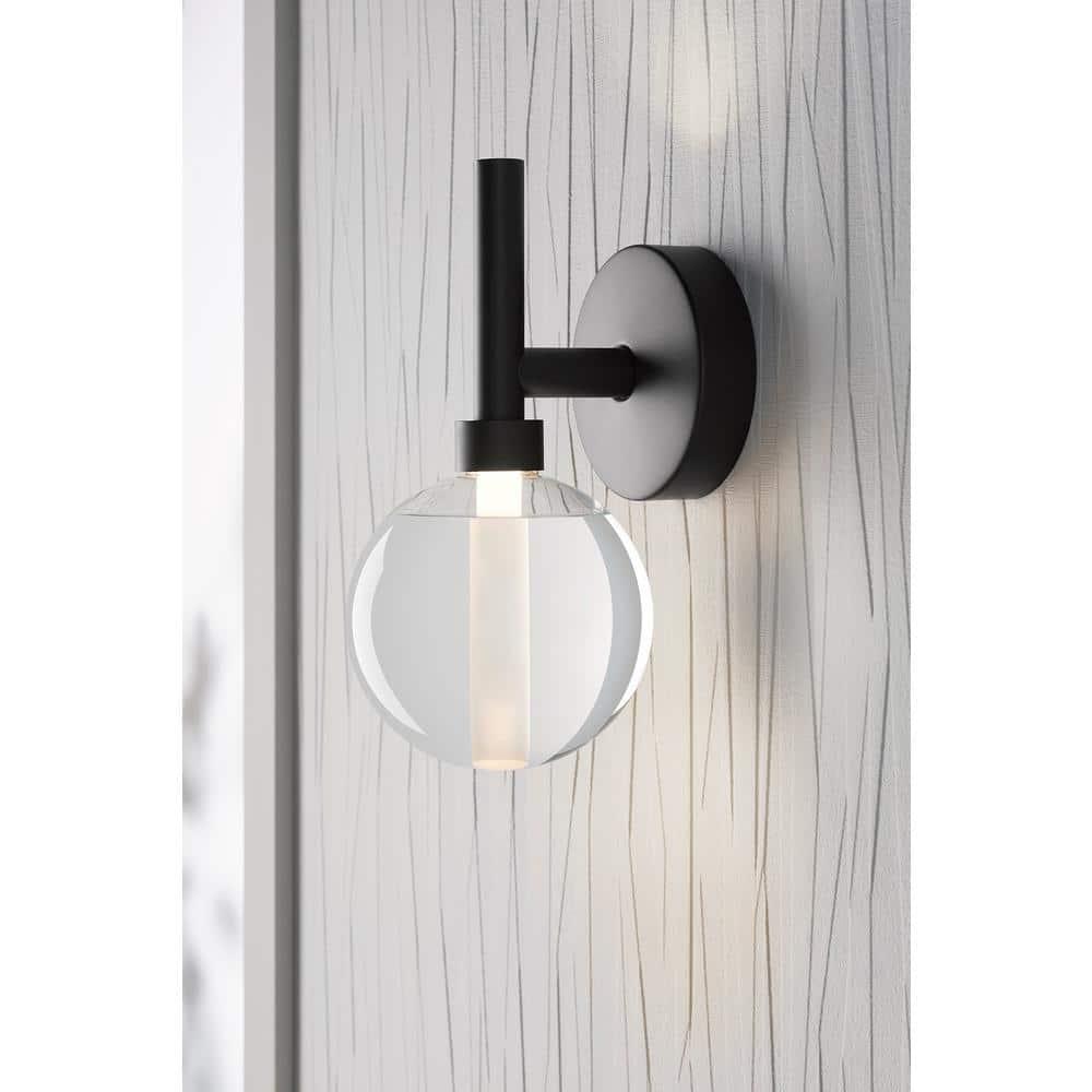 Polished Chrome 12" Dimmable LED Lacemaker Sconce
