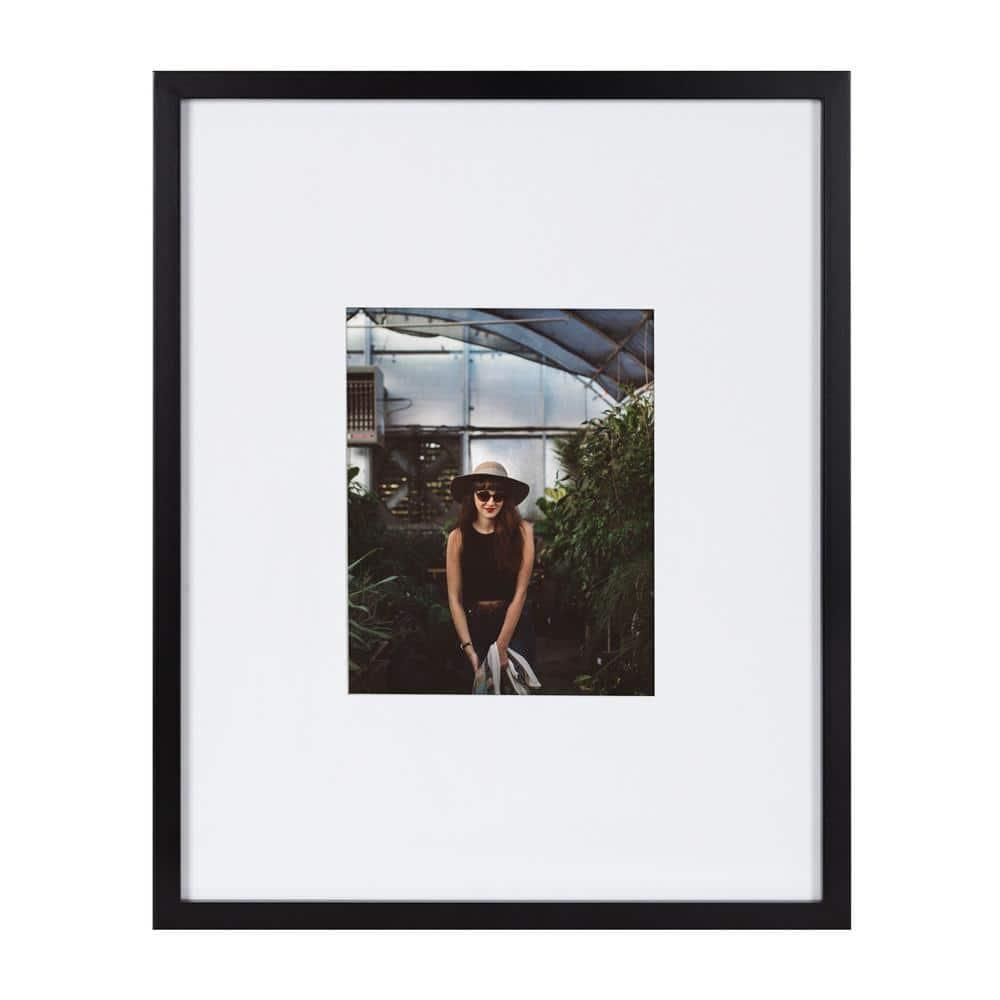 5pc Gallery Frame/Shelf Box Set Black - Kate & Laurel All Things Decor: Wall Ledge, Wood, Modern Decor Style