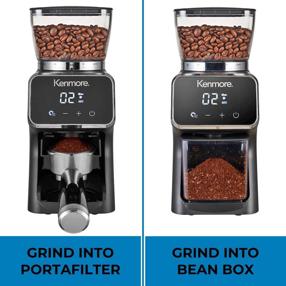 Kenmore Digital Conical Burr Coffee Grinder with 30 Grind Sizes