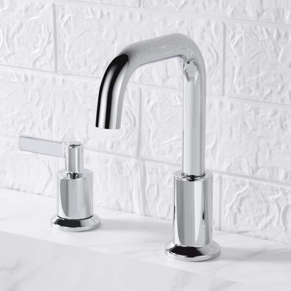 Kree Widespread 2-handle Bathroom Faucet with Drain Assembly