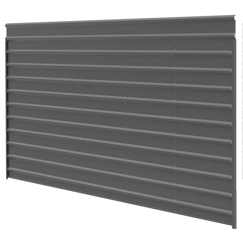 Arrow Black Metal Side Wall for Canopy