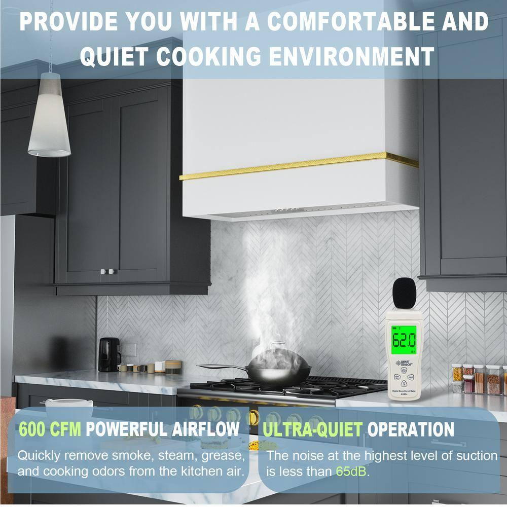 Akicon Akicon 36" 600 CFM Ducted (Vented) Wall Range Hood