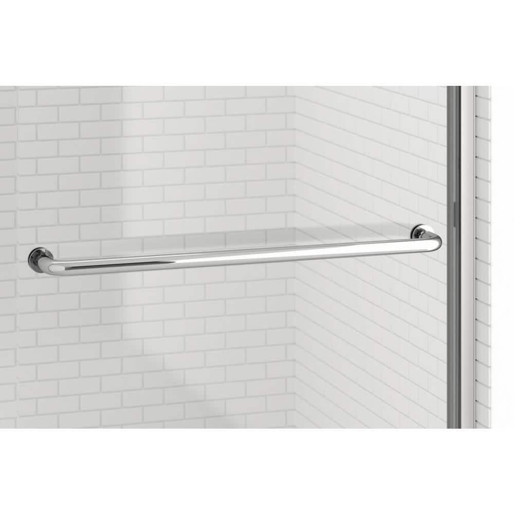 Rotolo 52" W x 70" H Semi Frameless Shower Door