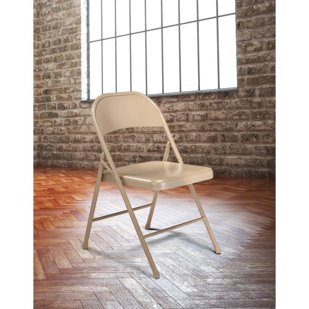 Commercialine Steel Folding Chair Set (Set of 4)