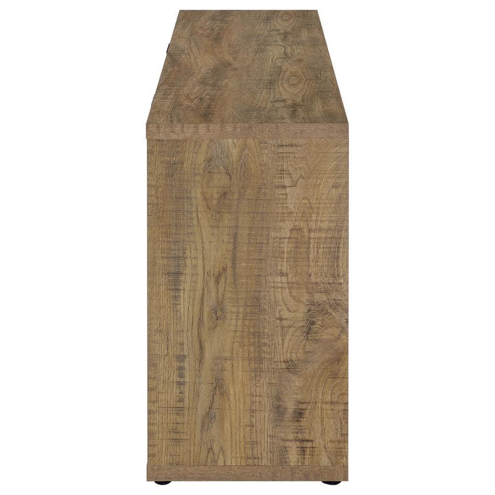 Coaster Jamestown Farmhouse 2 Door Sideboard with Wine Storage Mango Brown