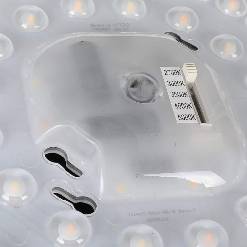 Designers Fountain DF LED Flushmount 1 -Light 14-in White Integrated LED Flush Mount Light