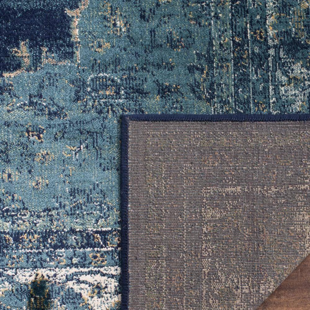 SAFAVIEH Vintage Winthrop Traditional Area Rug, Navy, 5'3" x 7'6"