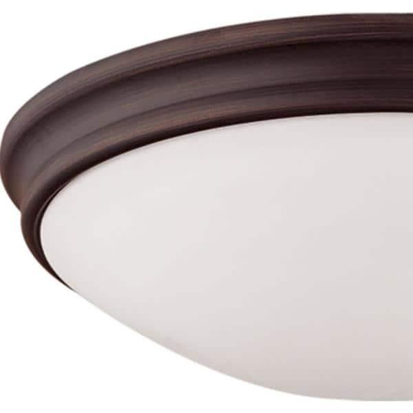 Millennium Lighting 1 - Light Flush Mount in  Rubbed Bronze