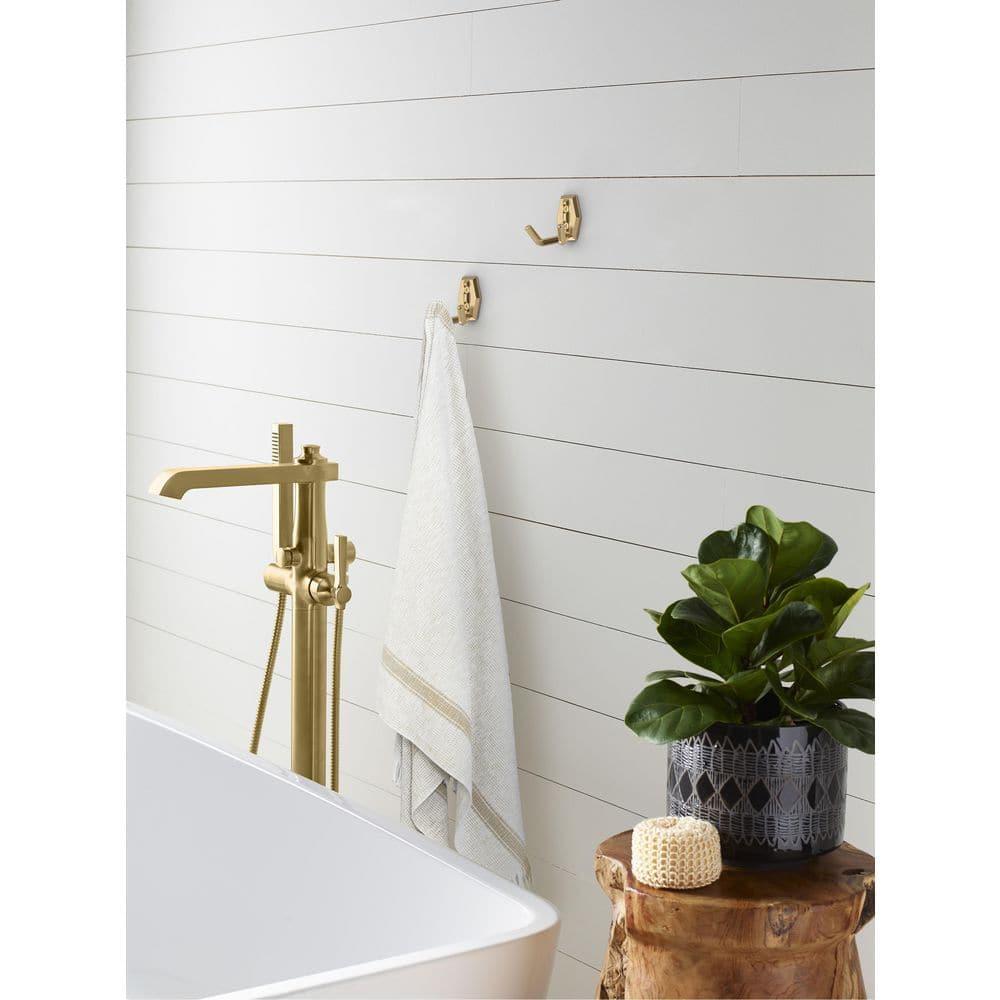 Benton Transitional Double Prong Decorative Wall Hook