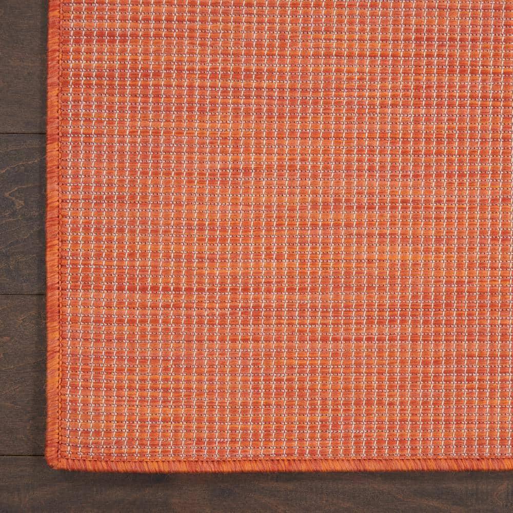 Nourison Positano POS01 Indoor/outdoor Area Rug - Terracotta 4' x 6'