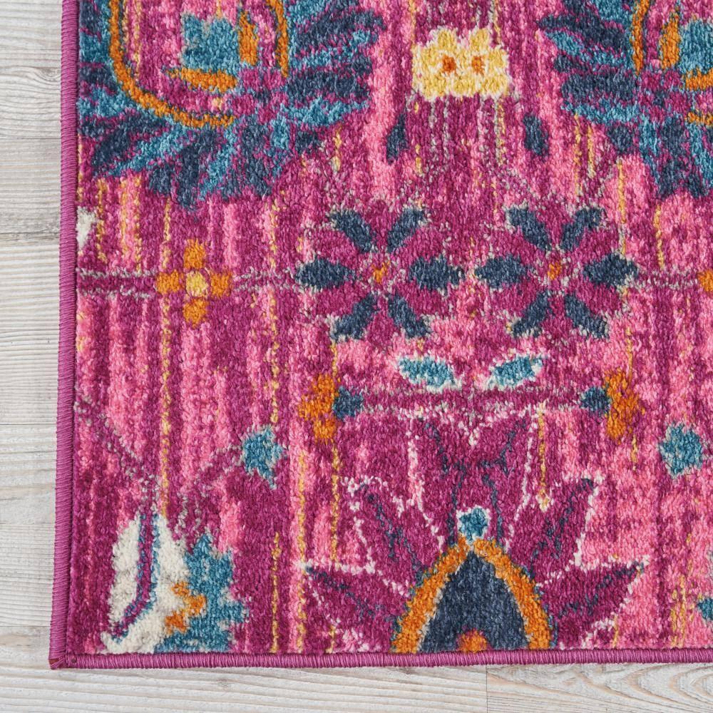 Nourison Passion Bohemian Indoor Rug Fuchsia 6'7" x 9'6"