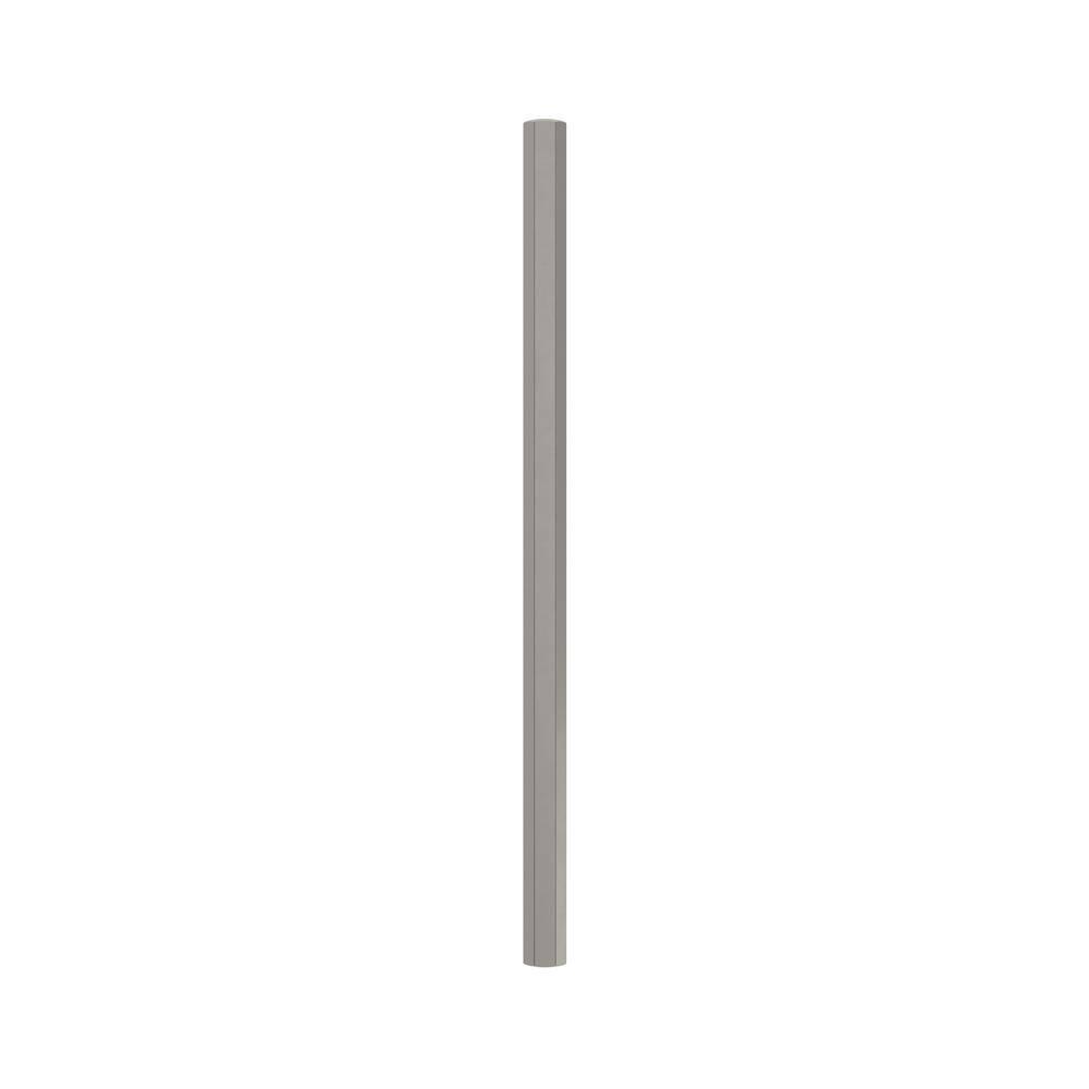 Amerock Caliber 7-9/16 inch (192mm) Center-to-Center Satin Nickel Cabinet Pull