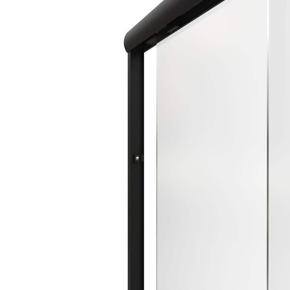 60'' - W x 72'' H Door Semi-Frameless Shower Door with Two Handles