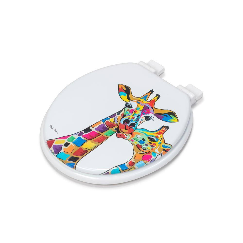 Francie And Josie Round Toilet Seat and Lid