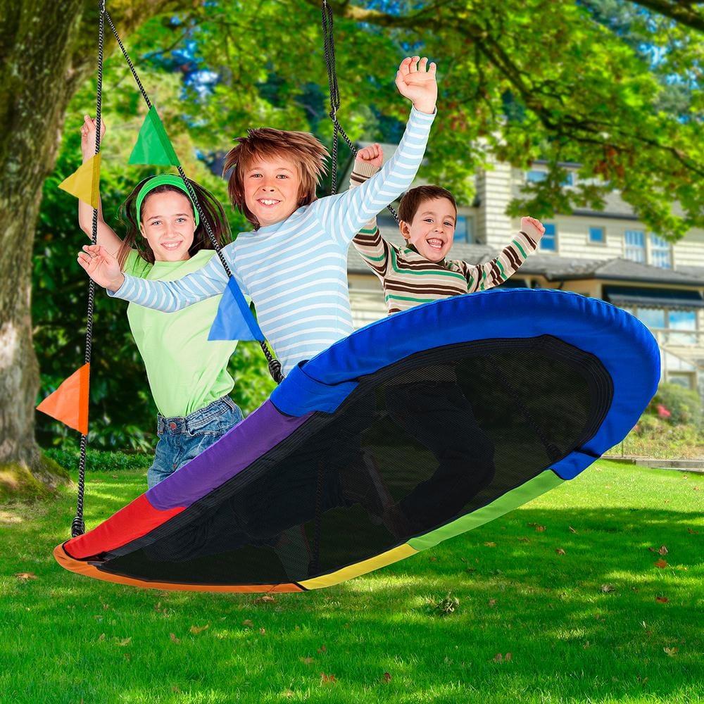 Sorbus Saucer Tree Swing Sorbus Saucer Surf Swing Portable Holds 330lbs