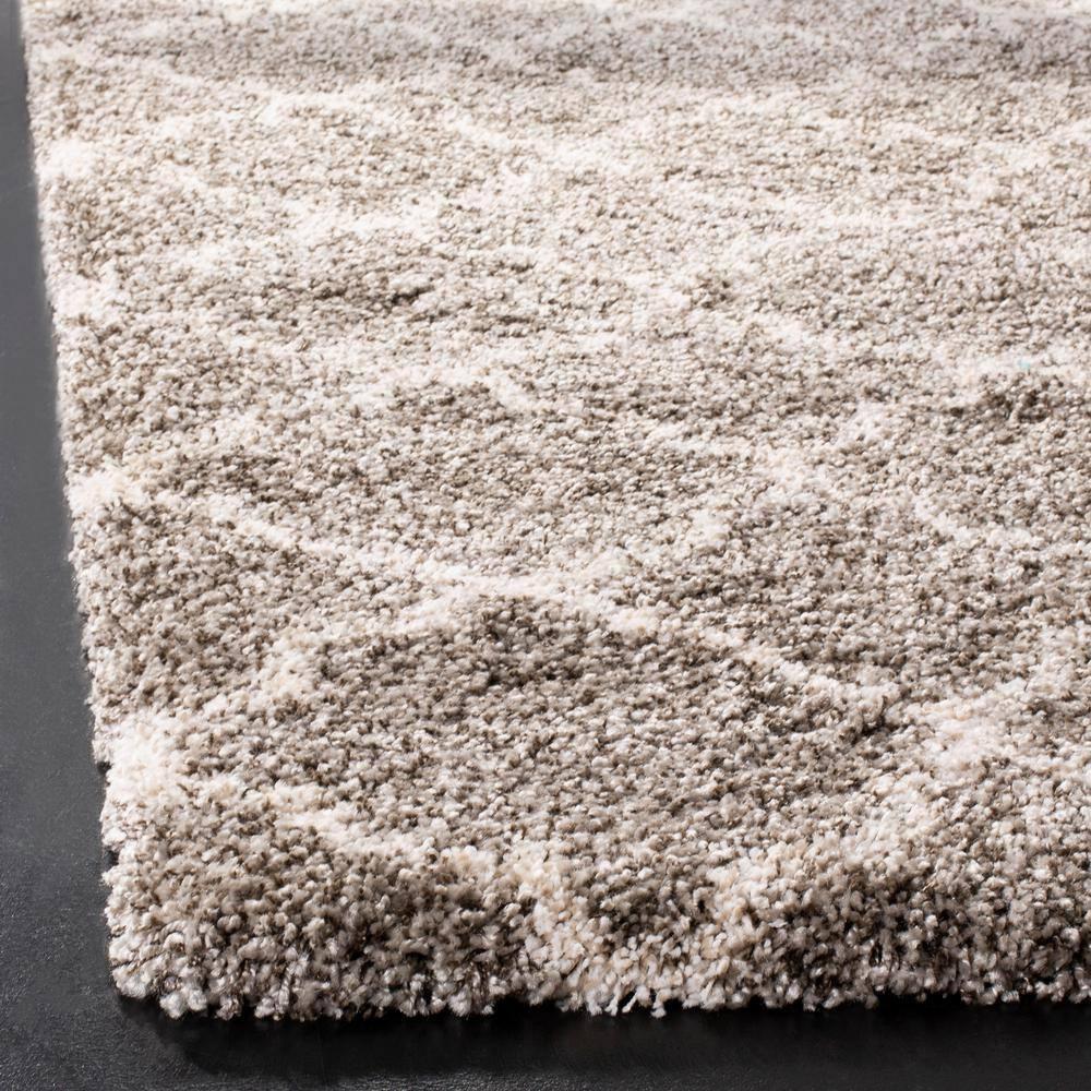 Hudson Shag SGH282 Power Loomed Indoor Area Rug - Grey/Ivory - 6'x9' - Safavieh