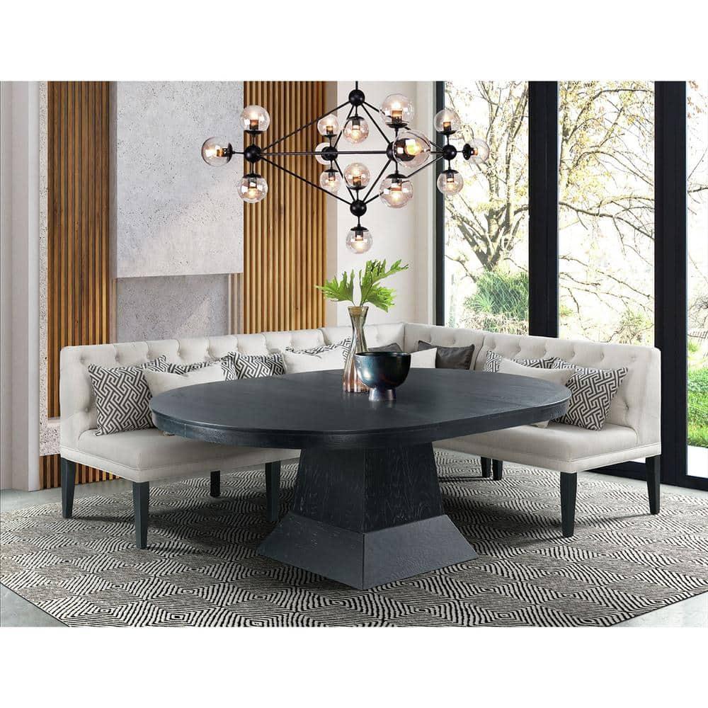 Picket House Furnishings Mara Sofa with Seven Pillows in Beige