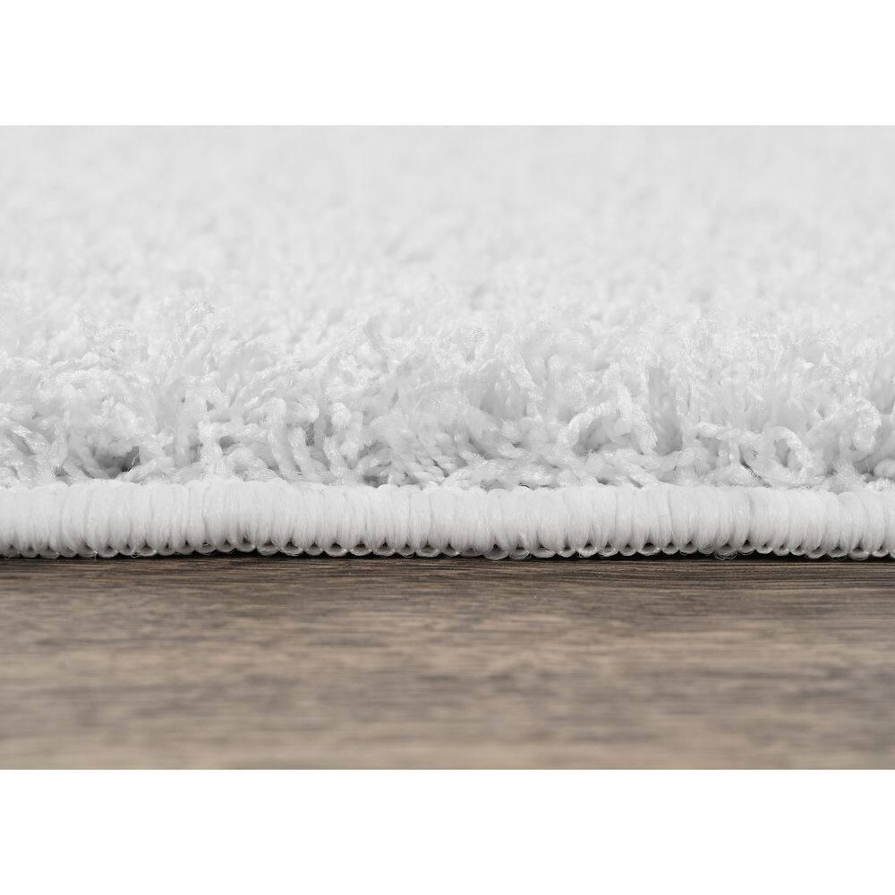 Garland Rug Southpointe Shag White Indoor Area Rug, 9' x 12'