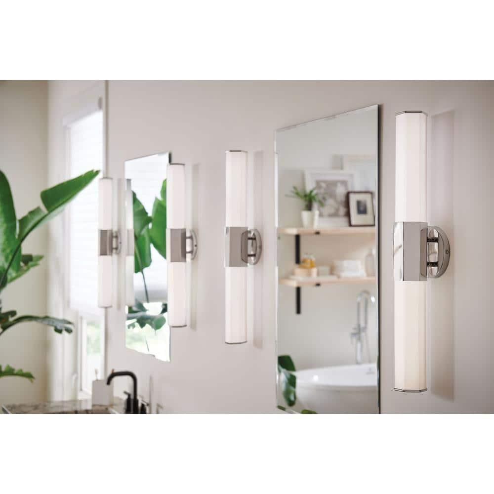 32W Led Medium Bath Vanity In Modern Style 26 Inches Wide By 5 Inches High-Polished Nickel Finish Hinkley Lighting 51152Pn
