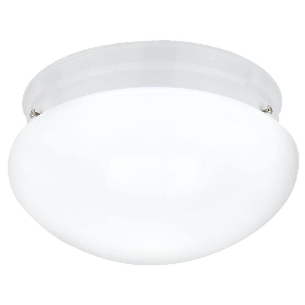 Webster 2-Light White Flush Mount