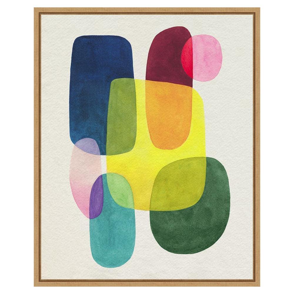 Amanti Art 23"x28" Sunlit Spectrum II by Grace Popp Framed Canvas Wall Art Print