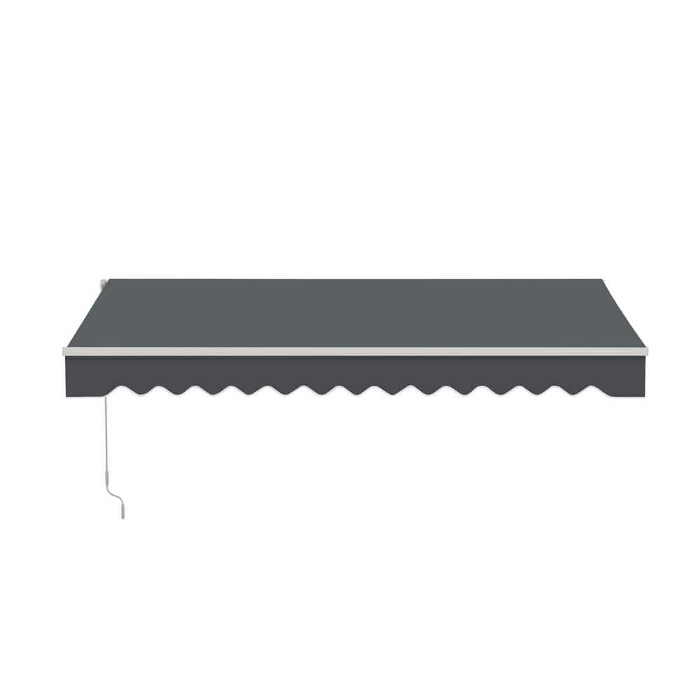 Retractable Patio Awning - White Frame