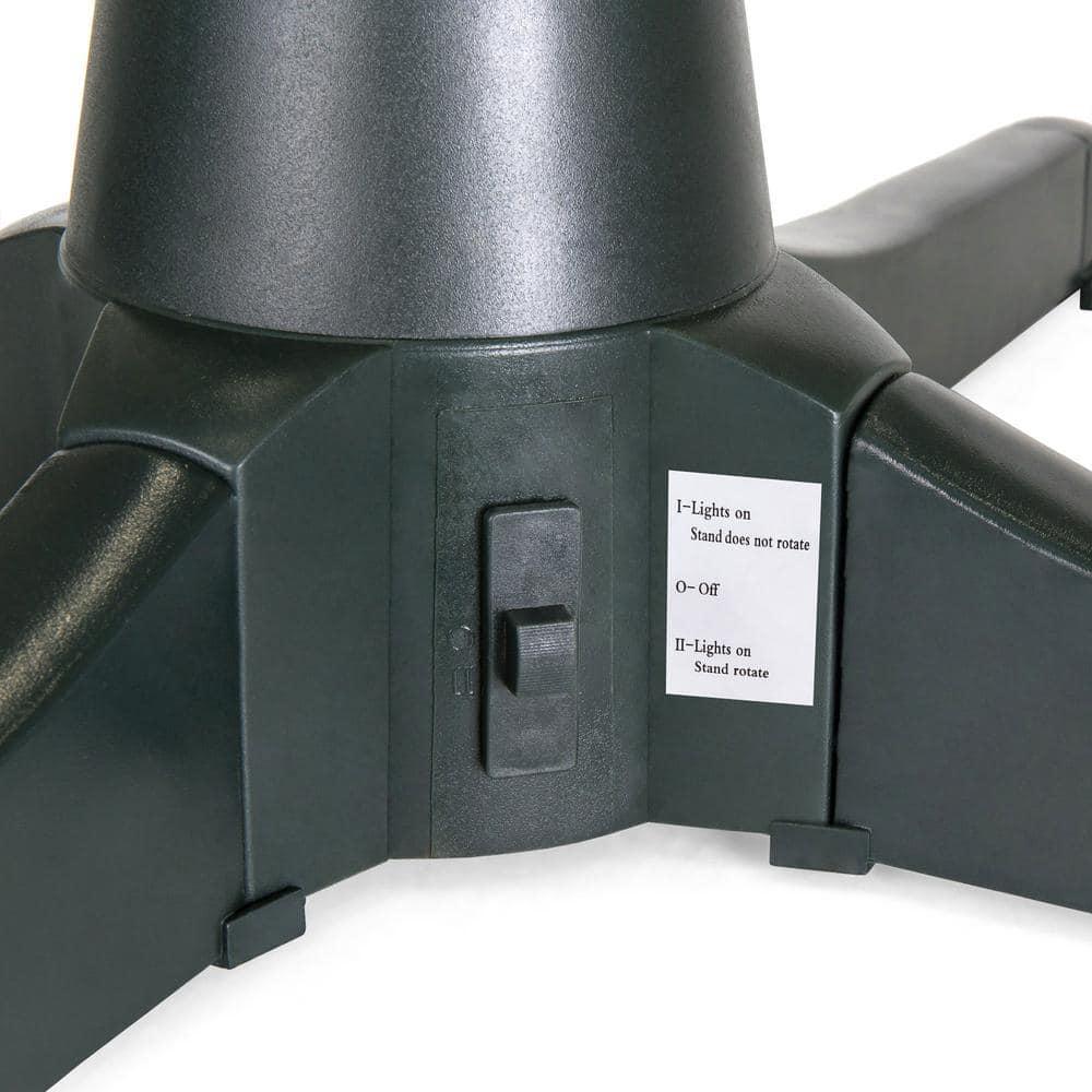 Best Choice Products 360-Degree Rotating Christmas Tree Stand for Up To 7.5ft Artificial Tree w/ 3 Settings