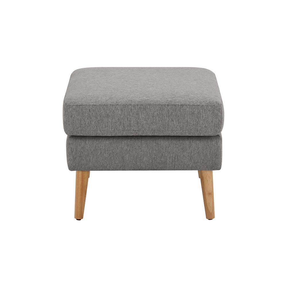 Serta Bellamy 2 in 1 Convertible Loveseat Chaise and Ottoman