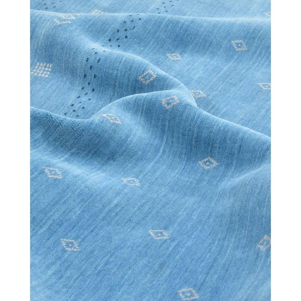 Cyrena Hand-Loomed Wool Rug - Sapphire / 10' x 14'