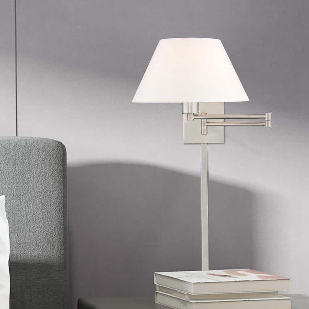 Livex Lighting 1 - Light Wall Light in  Brushed Nickel