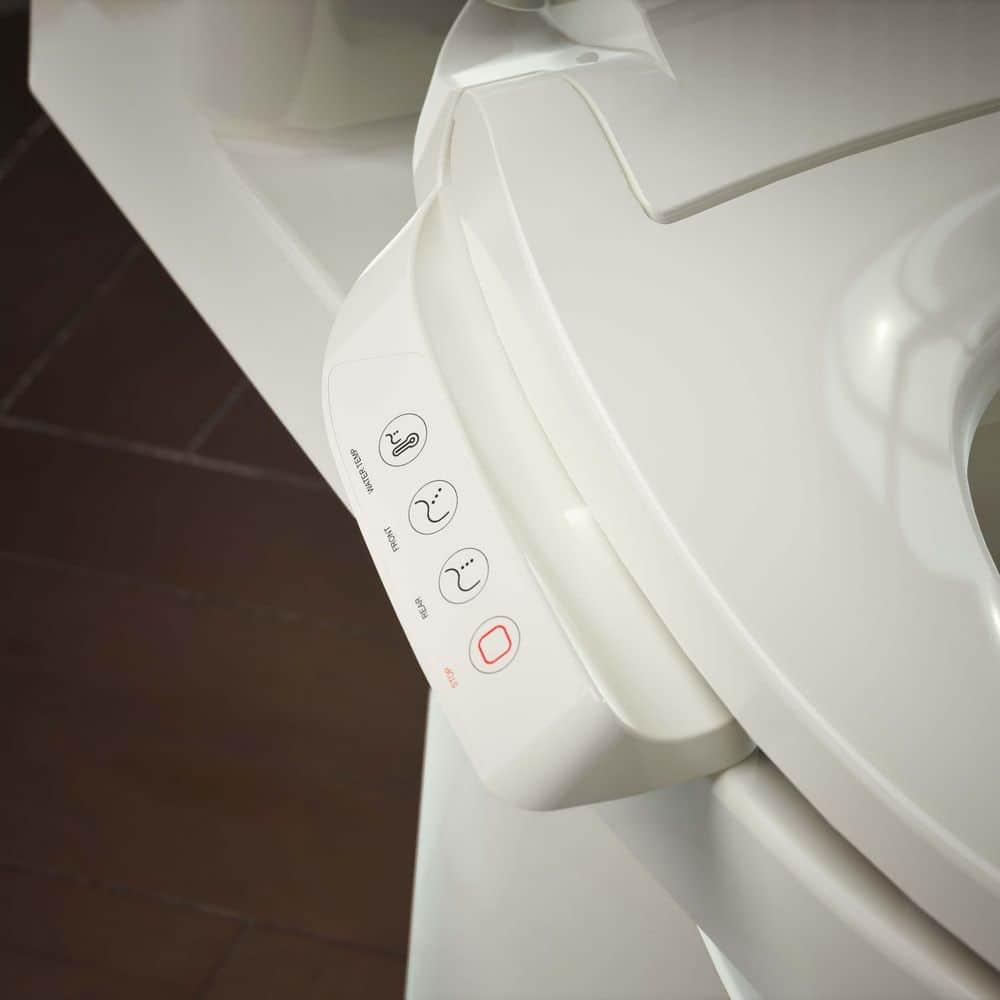 PureWash E545 Elongated Heated Bidet Toilet Seat, Electric Bidets for Existing Toilets