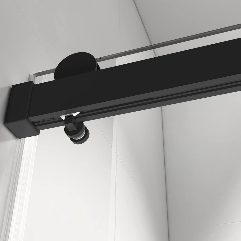 72'' - W x 76'' H Door Frameless Shower Door with Clear Glass