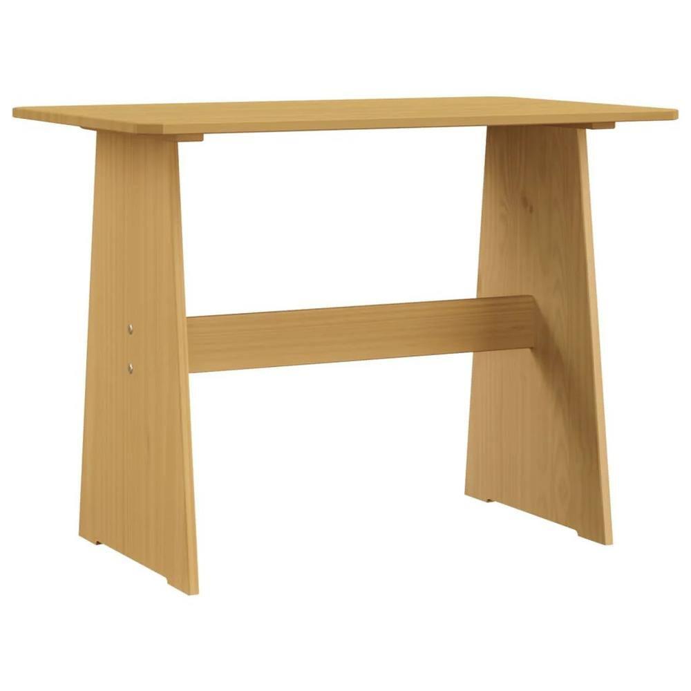 Natural Pine 3-Piece Dining Set with Benches