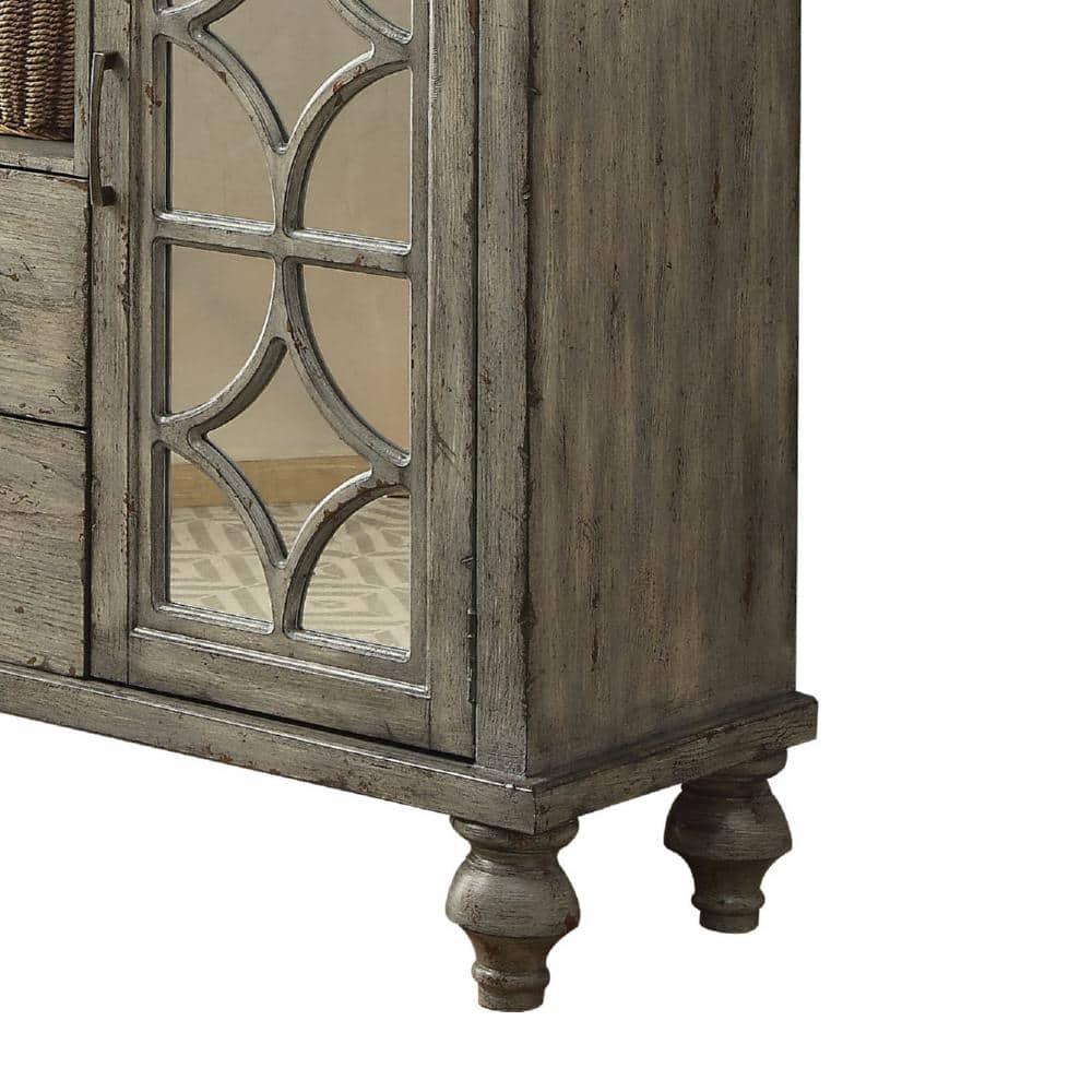 NTYUNRR Velika 48'' Solid Wood Console Table with 2 Drawers