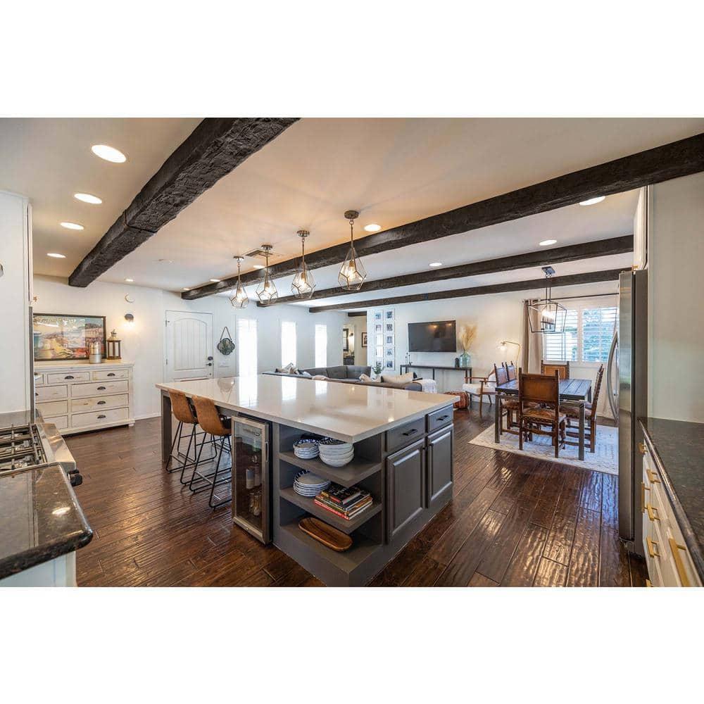 5-1/8 in x 8 in x 153 in Hand Hewn Faux Wood Beam