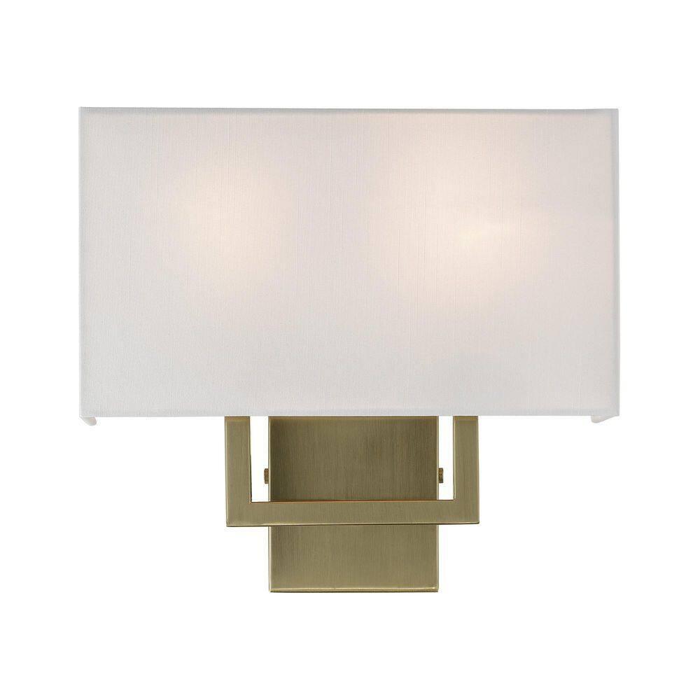 Livex Lighting Pierson 2 - Light Wall Light in  Antique Brass